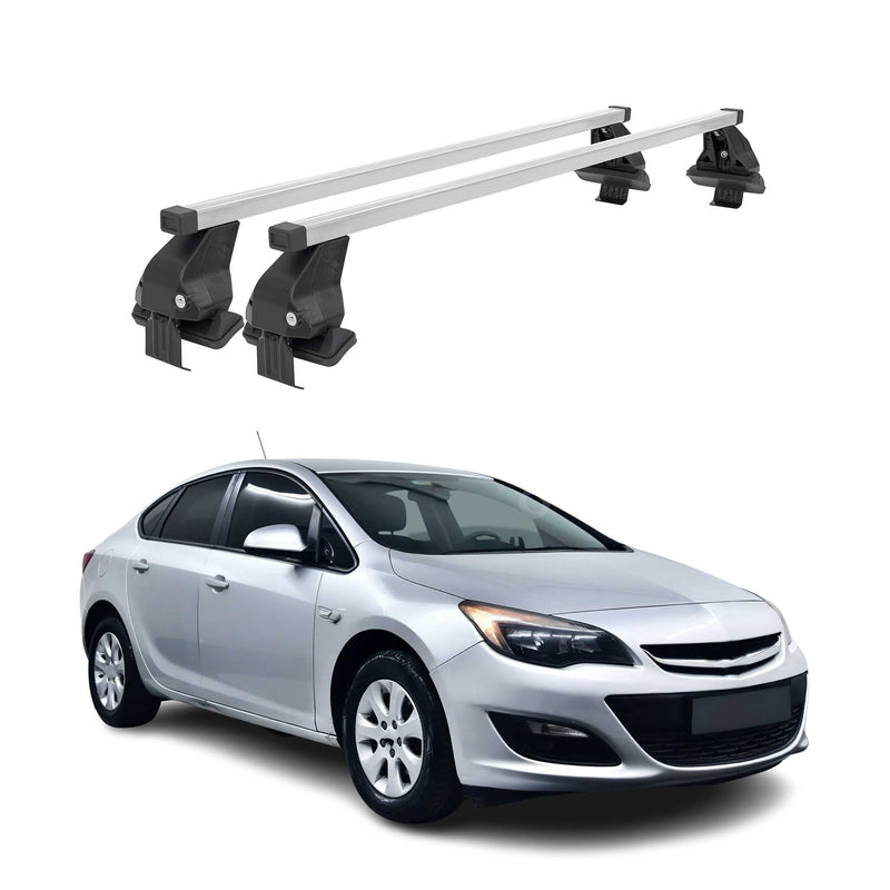 Barres de toit transversales pour Opel Astra K 2016-2024 Gris