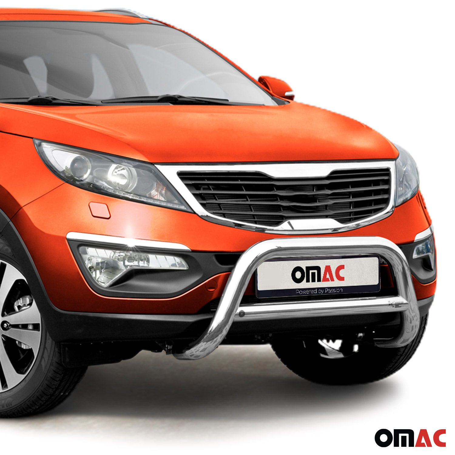 Pare-Buffle Avant Pour Kia Sportage 2010-2014 en Acier Inoxy Argent