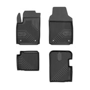 Tapis de Sol de Voiture pour Fiat 500 Hybrid 2020-2026 TPE Imperméable 4Pcs