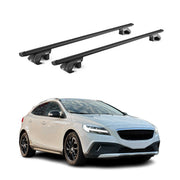Barres de toit transversales ABE pour Volvo V40 Cross Country 2012-2019 Alu Noir