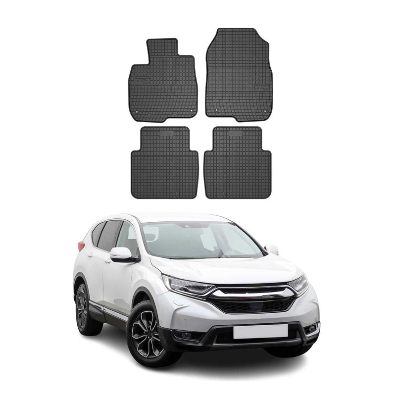 Tapis de Sol pour Honda CR-V 2018-2022 Caoutchouc Noir