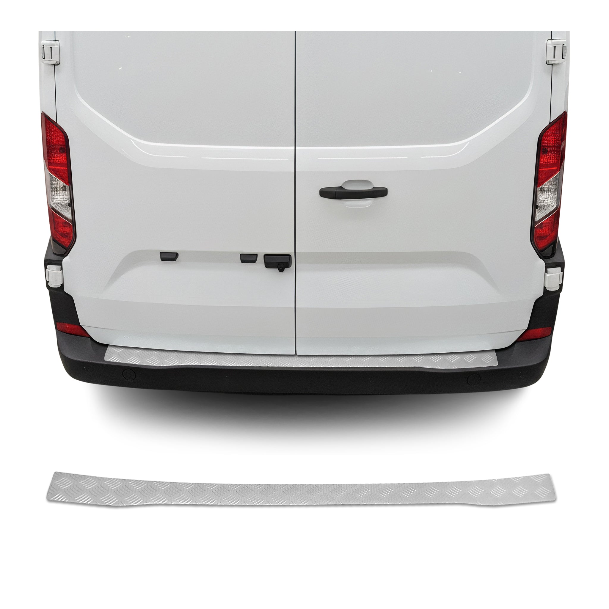 Protection de Pare-Chocs Arrière pour VW Transporter T7 2024-2026 Alu Argenté