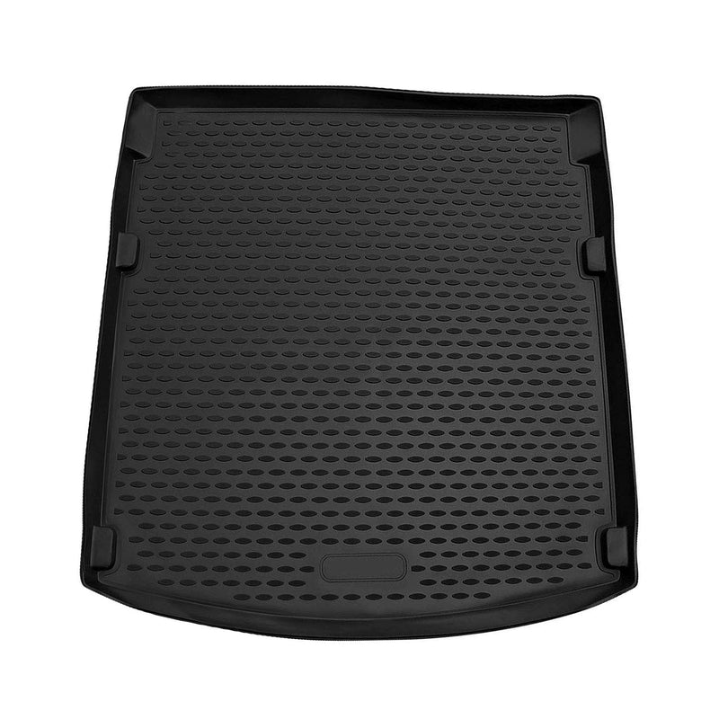 OMAC Tapis de coffre pour Audi A4 B8 Berline 2008-2015 en caoutchouc TPE Noirs