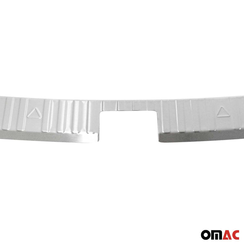 Protection de seuil de coffre pour Škoda Kodiaq 2017-2025 en acier argent 2 pcs