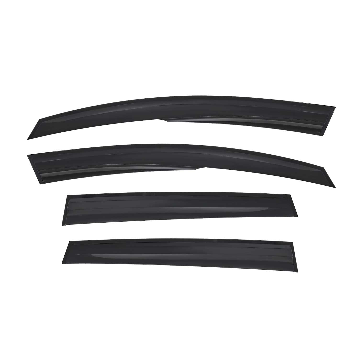 Déflecteurs De Vent Pluie D'air pour Renault Clio HB 2012-2019 Acrylique 4 Pcs