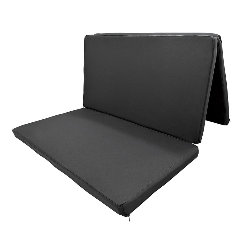 Matelas pliant pour VW T4 T5 T6 California Matelas Noir 194x114