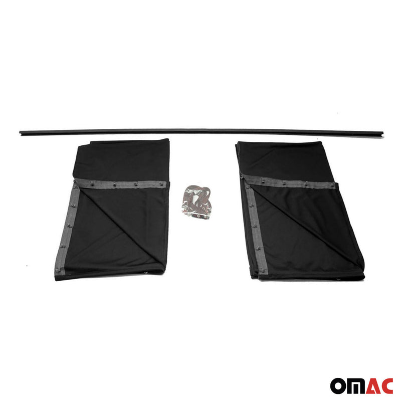 Rideaux De Porte Hayon Pour Nissan NV400 Protection Solaire Noir