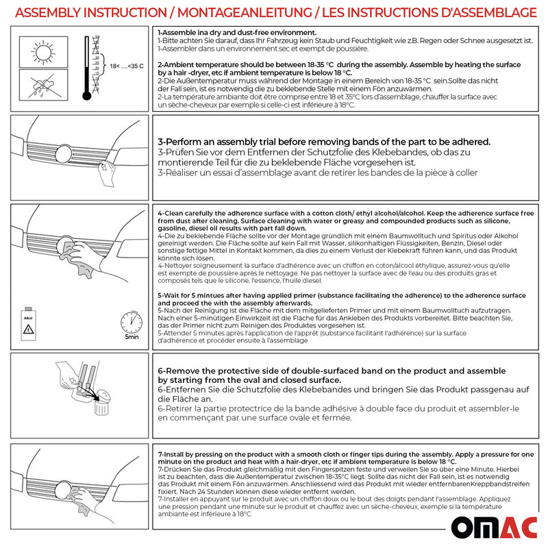 Couvercle De Signal Du Cadre Indicateur pour Fiat Fiorino Qubo 2007-2021 Foncé