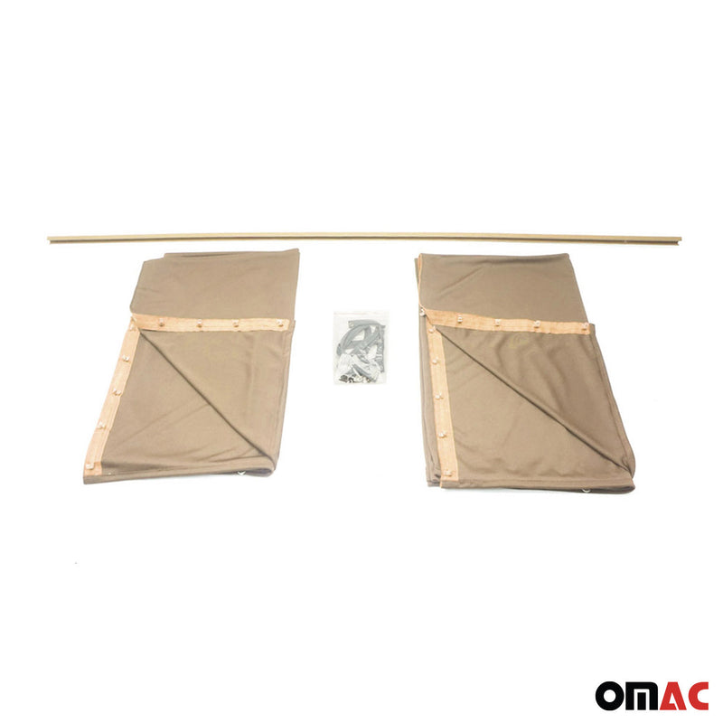 Rideaux De Porte Hayon Pour Fiat Talento Protection Solaire Beige