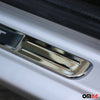 Seuils de porte pour VW Passat B8 2015-2021 Sport 4 pcs en acier inox chromé LED