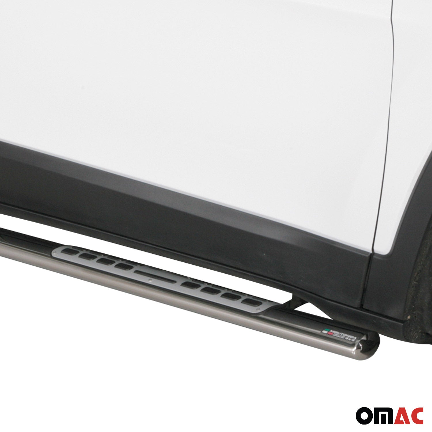Marchepieds Latéraux pour Jeep Cherokee 2013-2018 Acier Inoxy Argent