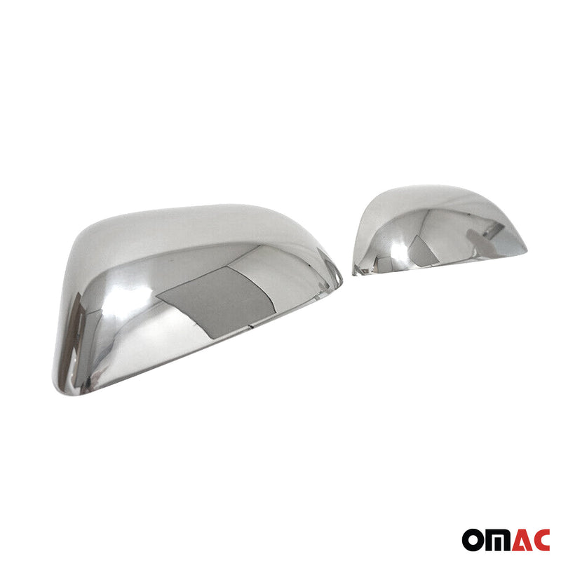 Coques de Rétroviseurs pour Skoda Superb II 2008-2015 en Acier Chromé Argent