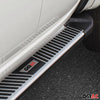Marchepieds Latéraux pour Ford Ecosport 2013-2024 Noir Gris Aluminium 2Pcs