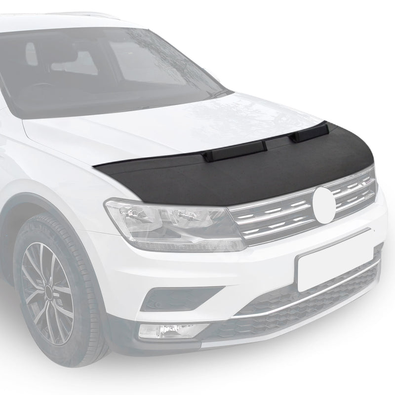 Protège Capot pour Fiat Doblo 2015-2021 Masque de voiture vinyle Noir