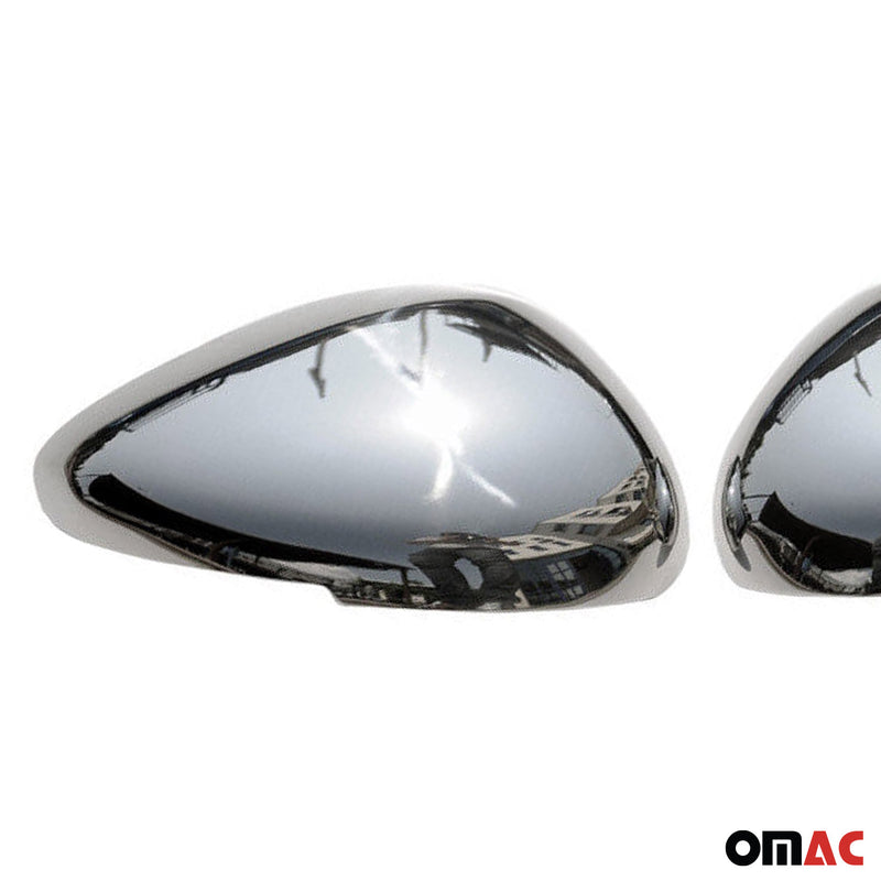 Coques de Rétroviseurs pour Citroen DS5 2011-2019 en Acier Chromé Argent