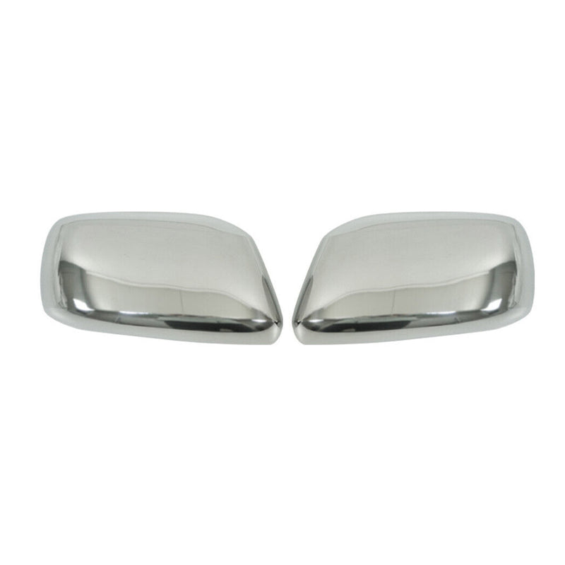 Coques de Rétroviseurs pour Nissan Navara 2005-2015 en Acier Chromé Argent