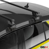 Barres Transversales Menabo pour Opel Agila 2007-2015 Noir