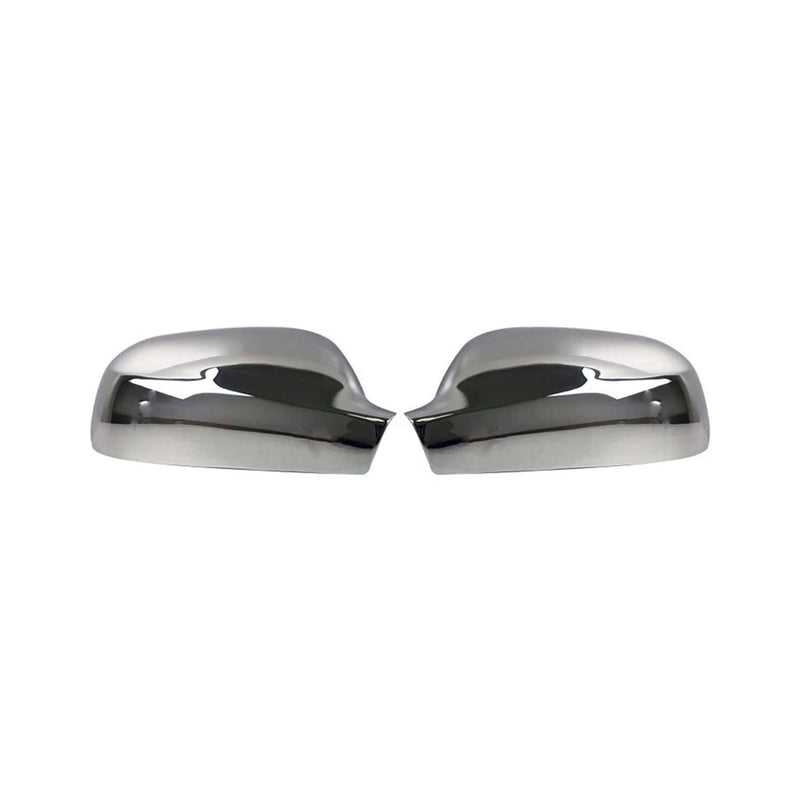 Coques de Rétroviseurs pour Peugeot 307 2001-2009 2x Acier Inox Chromé