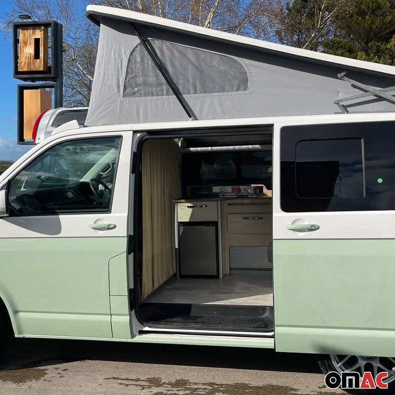 Rideaux De Séparation De Cabine pour Nissan NV250 Protection Solaire Beige