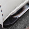 Marchepieds Latéraux pour Ford Ecosport 2013-2024 Noir Gris Aluminium 2Pcs