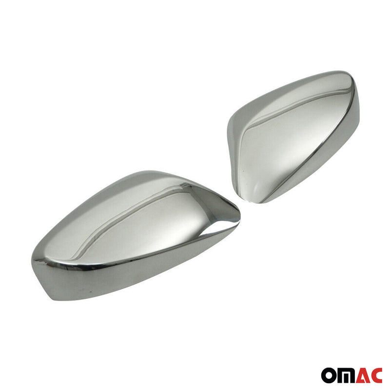 Coques de Rétroviseurs pour Hyundai Elantra V 2011-2016 en Acier Chromé Argent