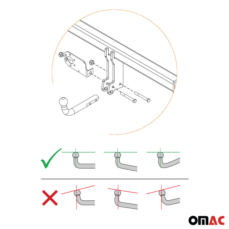 Aragon Attelage et Faisceau 7 Broches pour VW Caddy 2004-2020