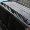 Barres de toit longitudinales pour Citroen Jumpy 2006-2016 L1 Aluminium Noir