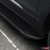 Marchepieds Latéraux Pédale pour Nissan Qashqai 2021-2024 Noir Alu 2 Pcs