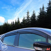 Déflecteurs De Vent Pluie D'air pour Ford Focus MK2 Berline 2004-2010 Noir