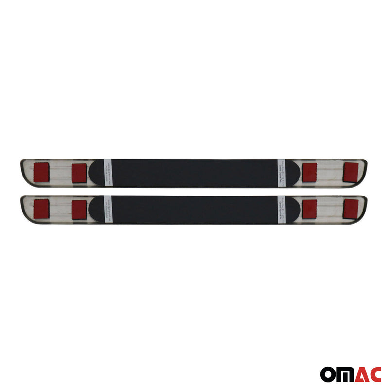 Seuils de porte pour Citroen C4 Picasso 2010-2013 en acier inox Chromé éclairé par LED