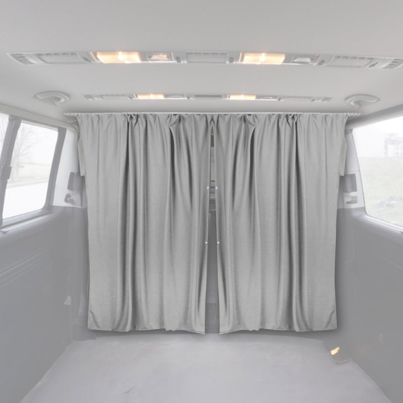 Rideaux De Séparation De Cabine pour Opel Vivaro Protection Solaire Gris