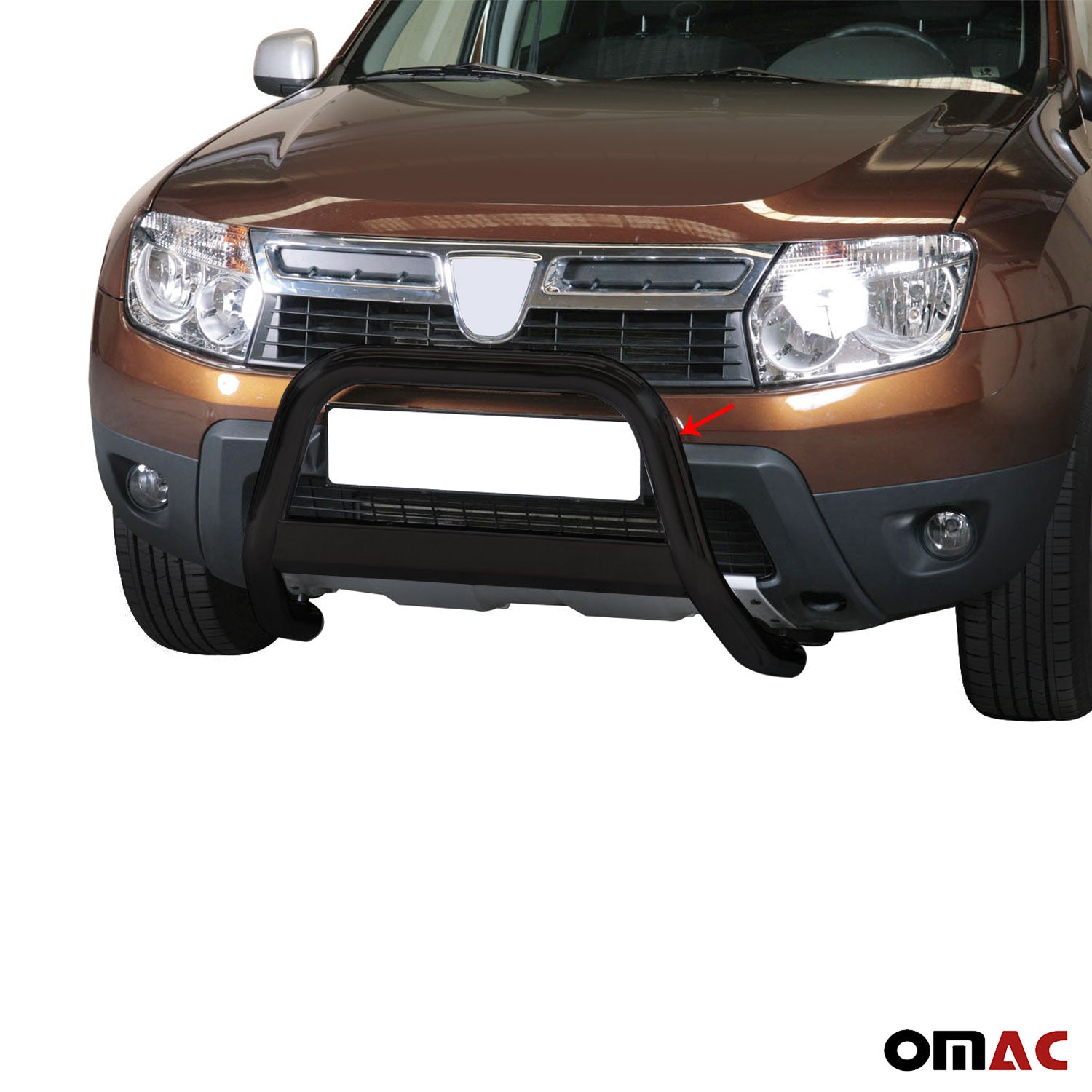 Pare-Buffle Protection arrière inox Homologué Dacia Duster 2010-2014