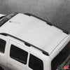 Kit Barres de toit pour Citroen Nemo Peugeot Bipper Noir Alu 4x