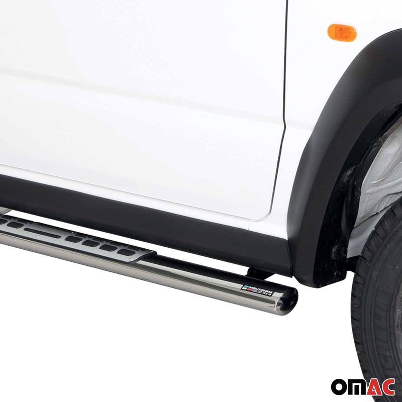 Marchepieds Latéraux pour Suzuki Jimny 2018-2025 Acier Inoxydable Argent