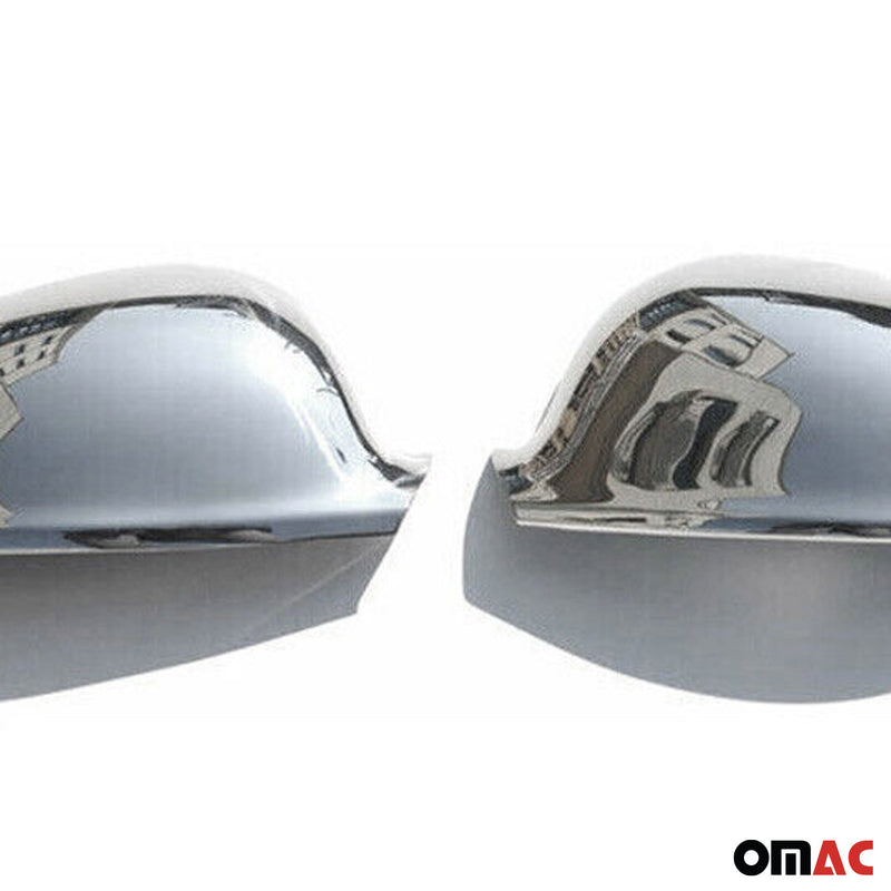 Coques de Rétroviseurs pour VW Golf Variant 2008-2013 en Acier Chromé Argent