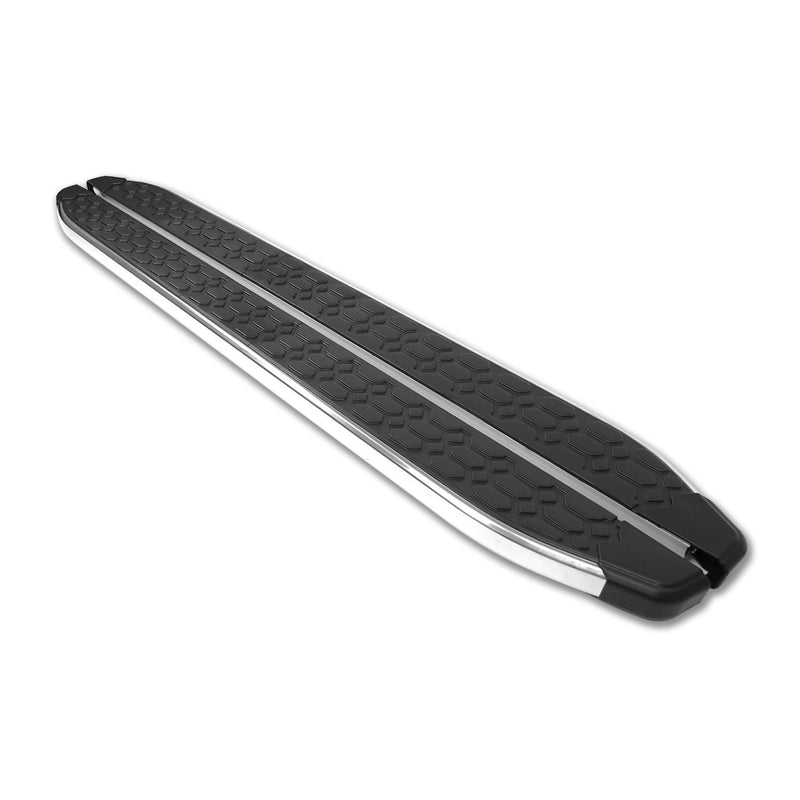 Marchepieds Latéraux pour Range Rover Sport 2013-2024 inox Brillant Argent Noir