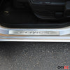Seuils de porte pour Honda Civic IX Berline 2012-2020en acier inox Chromé