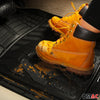 Tapis de sol pour Jeep Wrangler antidérapants en caoutchouc Noir 5 Pcs