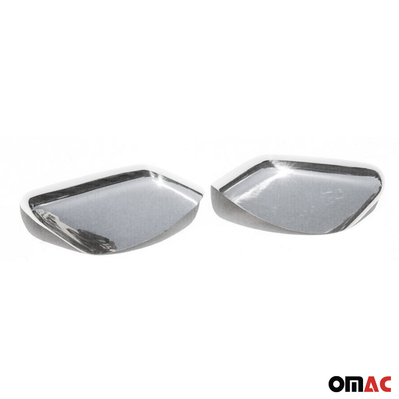 Coques de Rétroviseur pour Land Rover Discovery 2004-2009 2pcs Acier Inox Chromé