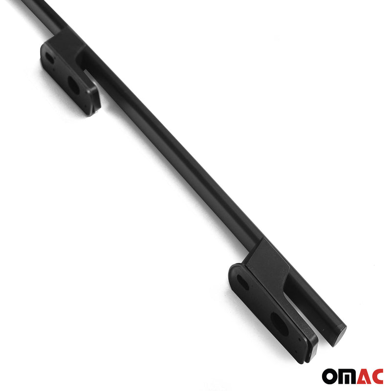 Barres de toit longitudinales pour Citroen Nemo / Fiorino 2007-2019 Alu Noir