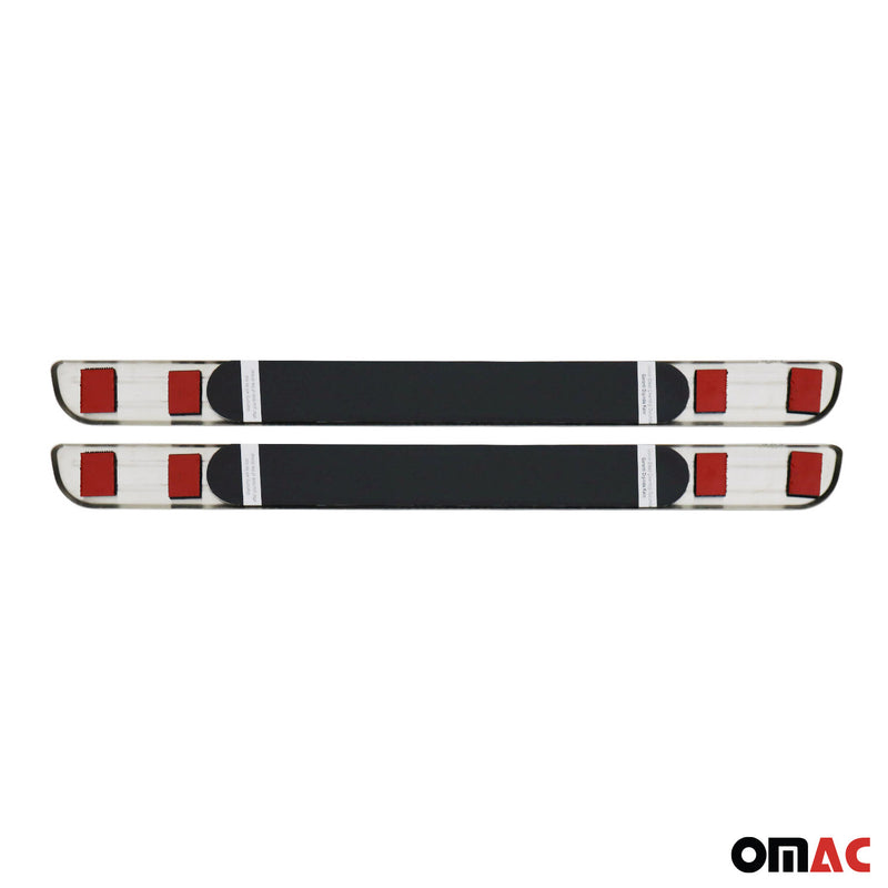 Seuils de porte pour VW T5 Transporter 2003-2010 Exclusive 2x inox chromé LED