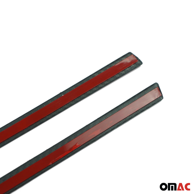 Garniture Baguette de porte latérale pour Renault Clio 2012-2019 acier inox 4x