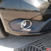 Cadre Phare Antibrouillard pour Mercedes Citan 2012-2021 en acier inox Chromé