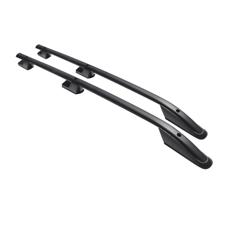 Barres de toit longitudinales pour Citroen Nemo 2008-2016 Aluminium Noir 2Pcs