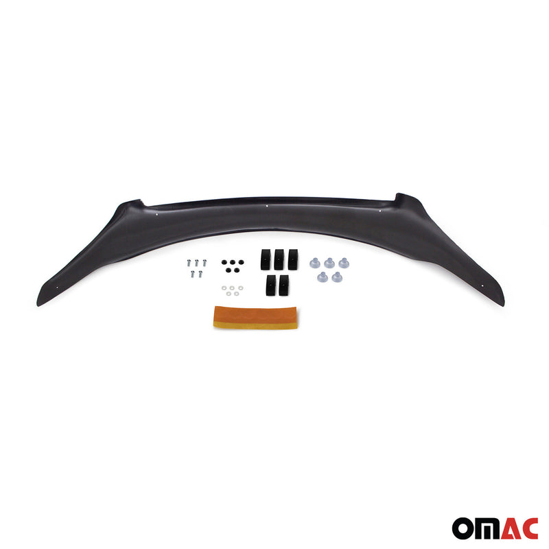 Déflecteur de Capot Protection pour Nissan Qashqai 2006-2010 en Acrylique Noir