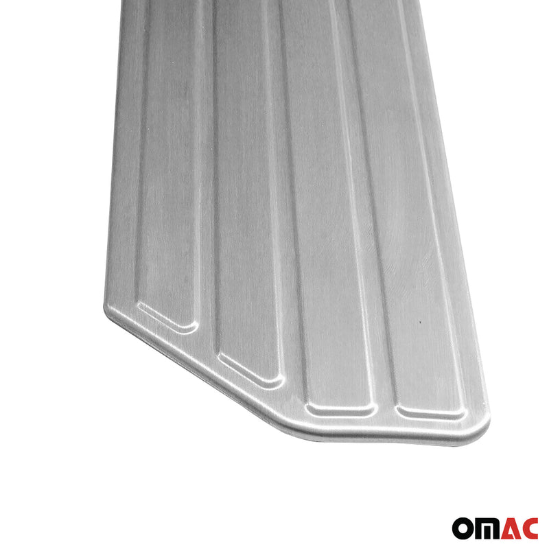 Seuils de porte pour VW Amarok 2010-2020 Wolf Spà©cial en acier inox Chromé