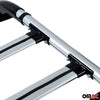 KIT Barres de toit trans+long pour Isuzu D-Max 2006-2012 Aluminium Gris