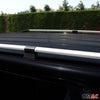 Barres de toit longitudinales pour Fiat Doblo 2010-2021 L2 Aluminium Gris