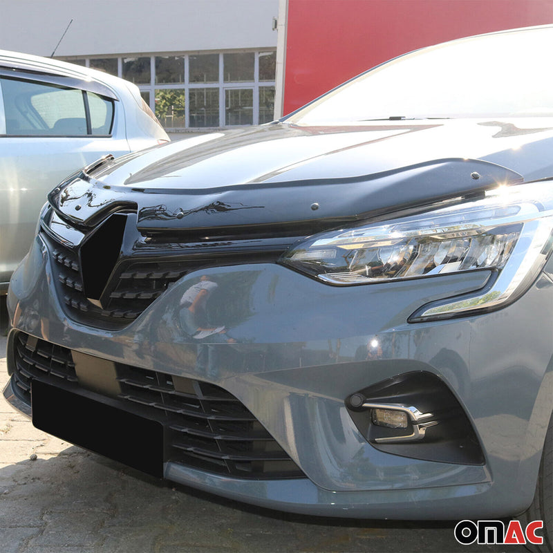 Déflecteur de Capot pour Renault Clio 2019-2024 en Acrylique Noir