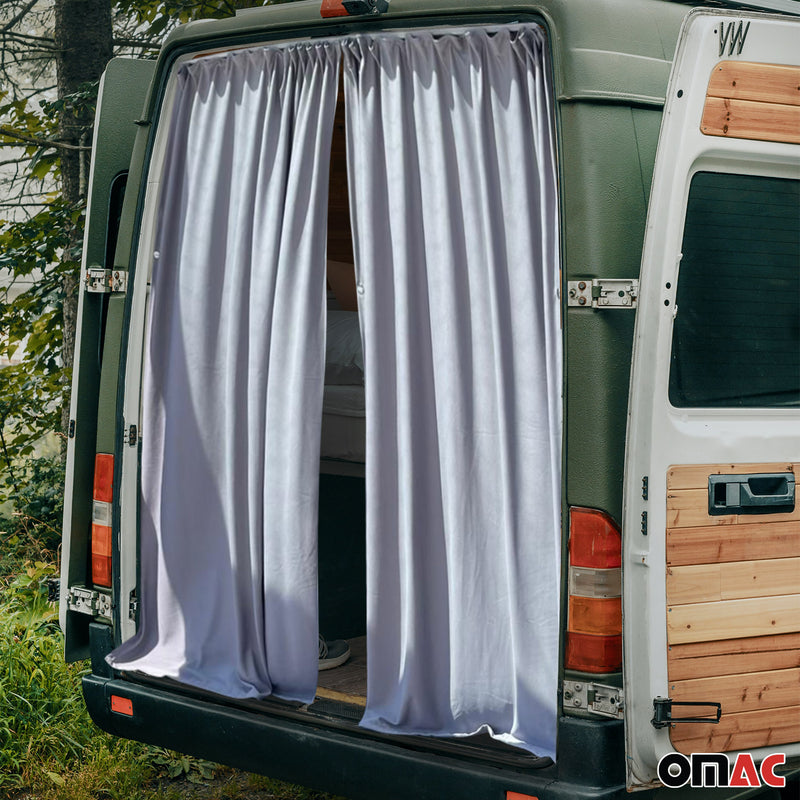 Rideaux De Porte Hayon Pour Citroen Jumper H3 Protection Solaire Gris